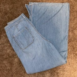Wide-leg Anthropologie Jeans